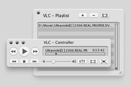 예쁘게 그림자 적용된 VLC